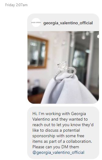 georgia valentino jewelry instagram