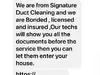 Signature Duct Cleaning Scam
