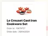 Le Creuset Cast Iron Cookware Set