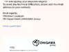 Email job offer, Onigawa Group